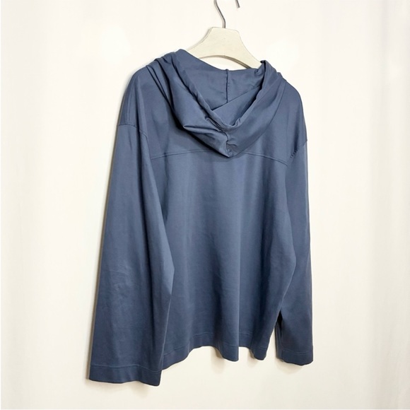 COS Buttoned Lightweight Jersey Hoodie - Picture 5 of 7